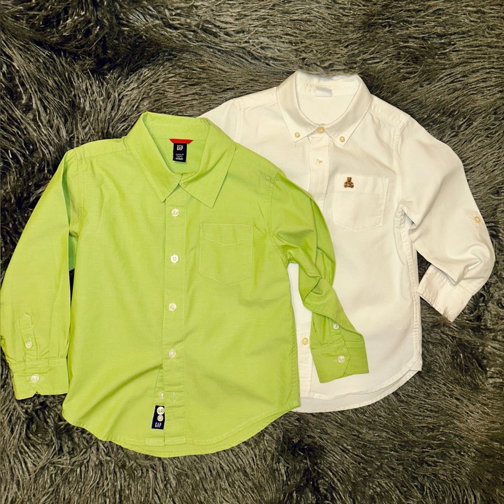 Gap Button Down Shirt Set, Size 5T